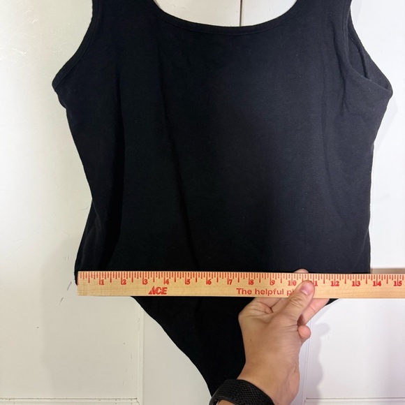 American Eagle Black Bodysuit Super Soft Size Large Stretch - Picture 6 of 8